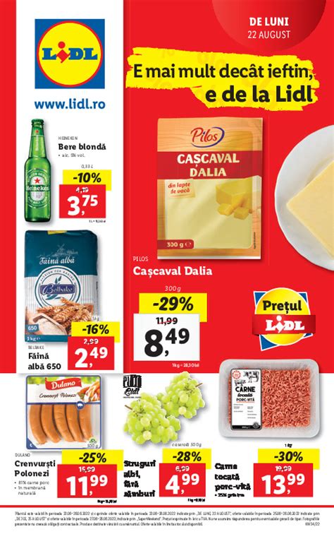 lidl berceni program|Lidl România